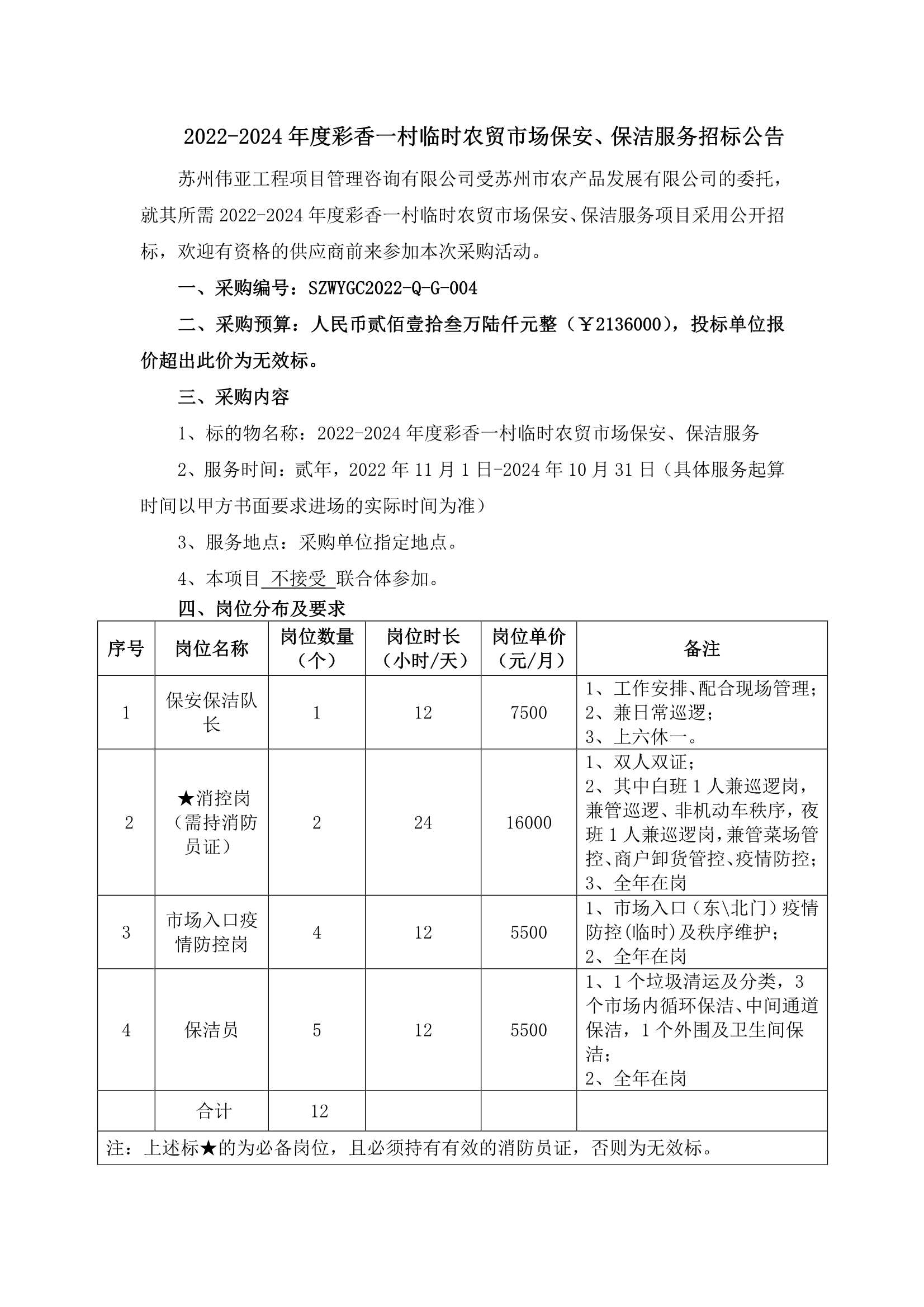 2022-2024年度彩香一村暂时农贸市场保安、保洁服务招标通告_1.Png